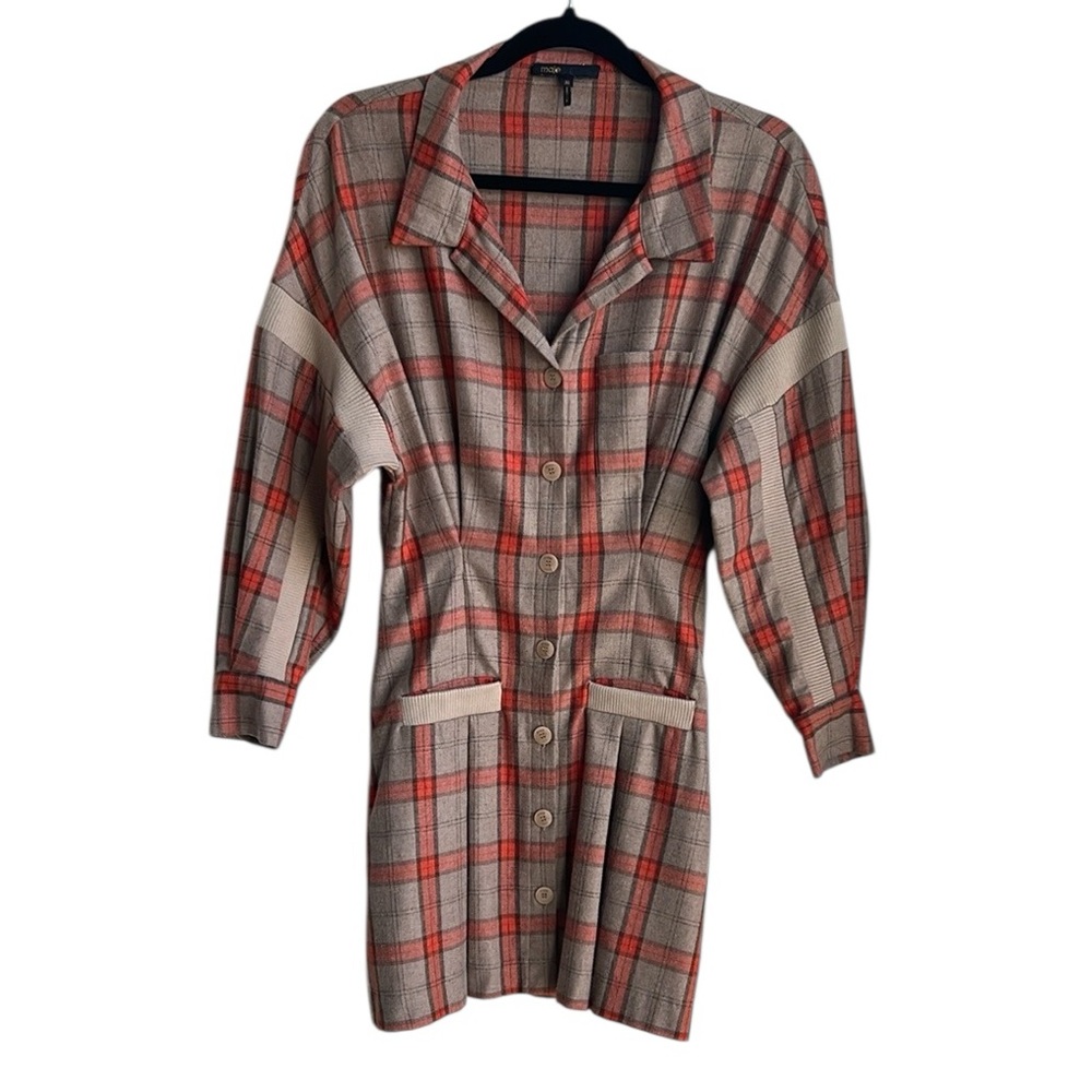 Maje Ravellino Plaid Dress - Picture 3 of 15